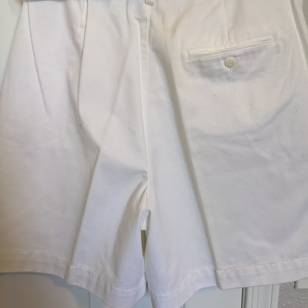 NWT!!!  90s Vintage Lizsport Bermuda Shorts | White | 10 | 100% Cotton - Picture 7 of 7